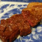 柳家 - 2014年11月 鹿肉のステーキ