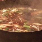 柳家 - 2014年11月 みそ風味の猪鍋