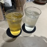 葉花 - ジャスミンハイ 500円、スパイス焼酎カルダモン7 500円