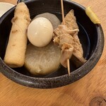 漁師酒場あらき - おでん盛り合わせ