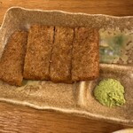 漁師酒場あらき - じゃこ天。何も付けなくても美味しい！