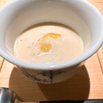 炭割烹 新谷 - マッシュルームのスープ ◎