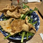 歩 -  鶏皮クレソンポン酢