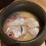 のどぐろ専門 銀座 中俣 - のどぐろ一尾丸ごと土鍋ご飯