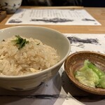 のどぐろ専門 銀座 中俣 - のどぐろ一尾丸ごと土鍋ご飯