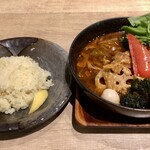 スープカレーGARAKU - 「やわらかチキンレッグと９種野菜」1680円