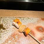 炭割烹 新谷 - むね肉 ◎