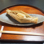 山玄茶 - 飯蒸し　　藁の香りがほのかに…