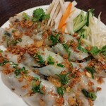 ベトナムレストラン スア - 蒸し春巻。今まで食べた中でも上位！やっぱり春巻は「蒸し」に限るね！♥