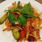 ベトナムレストラン スア - 海老のレモングラス炒め