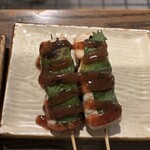 鳥一番 - ささみ梅肉　180円