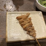 鳥一番 - かわ(塩)　100円