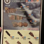 鳥一番 - メニュー