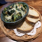 空色 - かぼちゃのニョッキとほうれん草のグラティナート