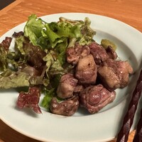 博多 鴨すき 鴨しゃぶ なかもぐろ - 鴨もも肉の炭火焼き