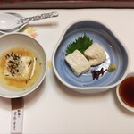 梅の花 千里中央店 - 揚げ出し豆腐、湯葉お造り