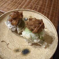 浅草 ひら山 - イチジク天の田楽