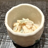 新ばし 星野 - 柿の白和え