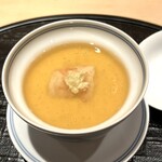 新ばし 星野 - 毛蟹の茶碗蒸し