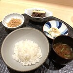 新ばし 星野 - お食事
