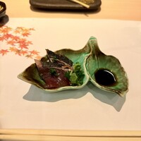 焼鳥 みかど - 鰹の藁焼き