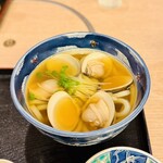 歌行燈 - 料理写真:蛤うどん