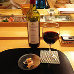 寿司処静 - いつものワイン　2014.11.12