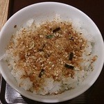 寅福 - ご飯（３種類）とふりかけ（１種類）も食べ放題