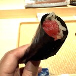 鮨ひじり - 【 トロタク手巻き 】