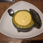 焼肉うしごろ - まるごとかぼちゃのアイスクリームです。