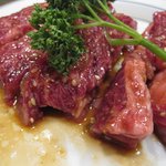 和田 - ハラミ（和牛）　\1,400-　　どうだ　まいったか！