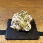 晴れのち晴れ - ■シャインマスカットと生ハムの白和え ¥649