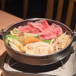 すき焼き 北海道産ズワイガニ・タラバガニ 食べ放題 和牛とカニ - 