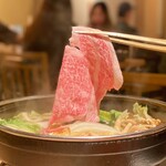 すき焼き 北海道産ズワイガニ・タラバガニ 食べ放題 和牛とカニ - 