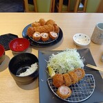 とんかつKYK - キャベツお代わり貰った。