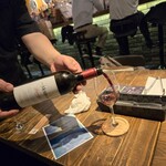 海鮮 イタリアンバル ルチアーノ - 赤ワインにシフト