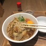 蕎麦 いまゐ - まいたけ天ぷらそば・玉子