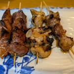 島田屋 - 料理写真:レバ、シロ、カシラ