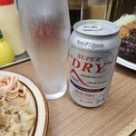 キッチン南海 - ビール(多分、13時から注文可能？)