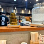 らーめん梶原 - お冷はセルフで