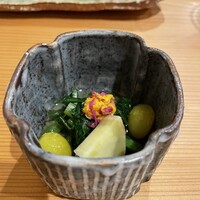 MITARI - 春菊、さつまいも、銀杏のお浸し