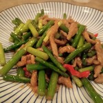 四川風中華 華澄味 - 大蒜の芽炒め