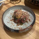 肉料理PINE - 和牛ユッケ～出汁卵黄ソース～