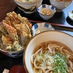 お多福 - 天丼セット　1000円