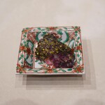 Tanaka Yoshihide - Flounder with Fujian-style Seaweed and Egg Yolk