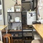 手打ちうどん こげら - 食後　セルフでこの棚に戻しマス