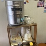 手打ちうどん こげら - 店内撮影許可OK      セルフ　水　天かす　胡麻