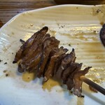 かぶと - 絶品　天然レバー串　旨みの深さ、食感、香り　全てが最高！　唯一無にかな。