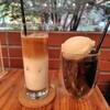 北大マルシェ Cafe&Labo - アイスカフェラテ＆コーヒーフロート