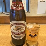 満腹亭 - ビンビール中クラシックラガー
